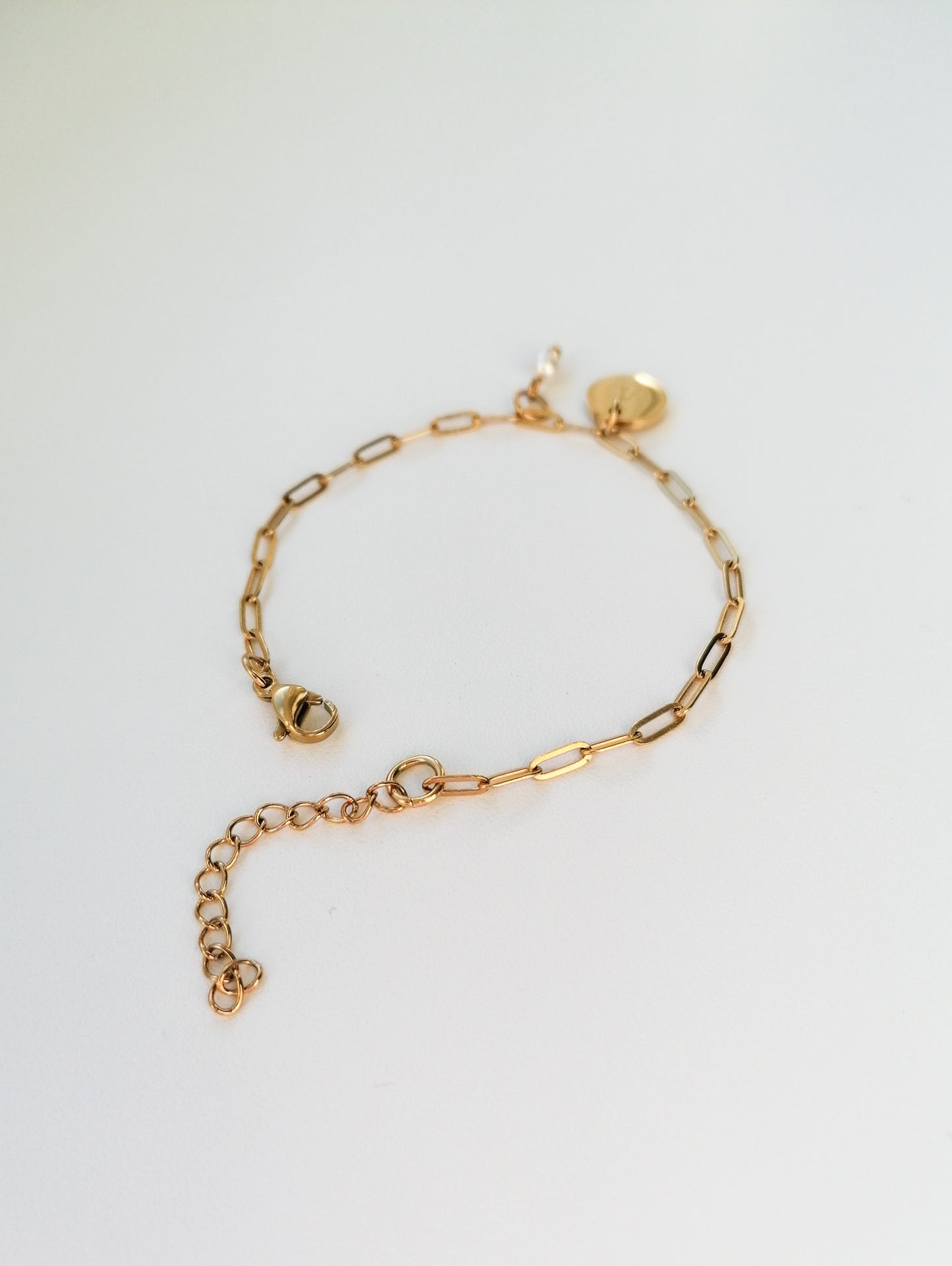 Armband mit Monogramm und Perle