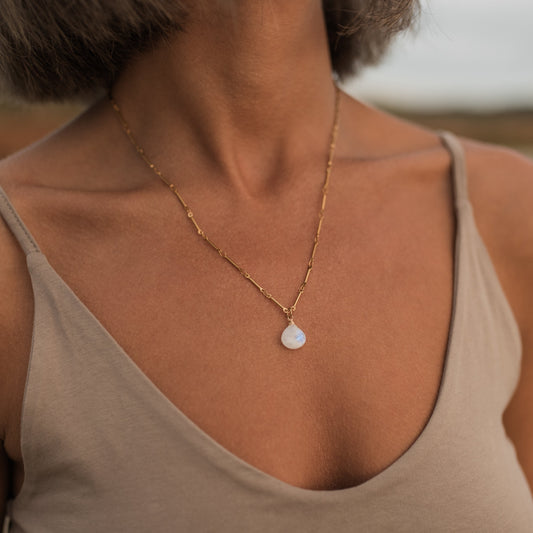 Moonstone necklace