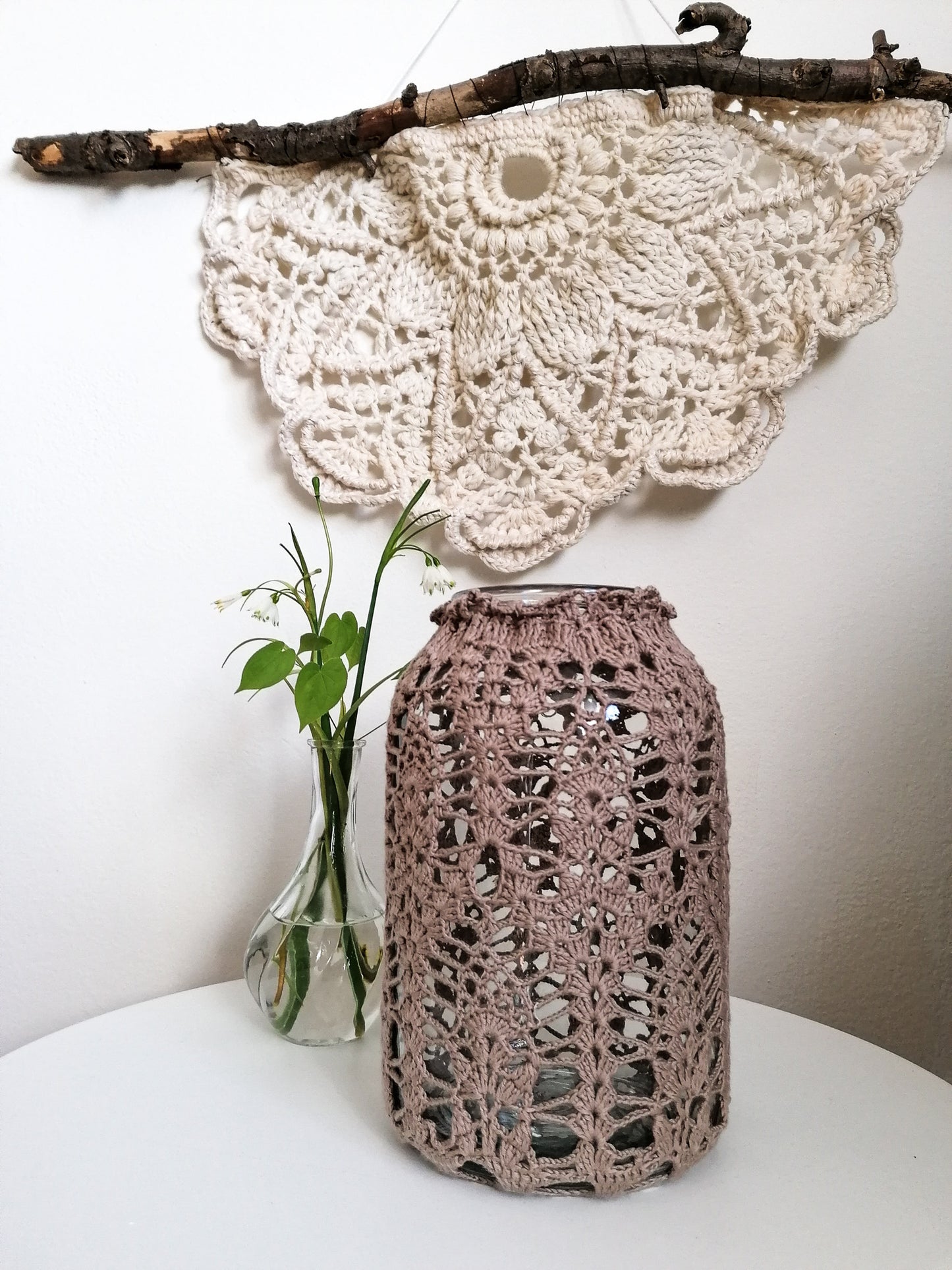 Giant lacy lantern or vase