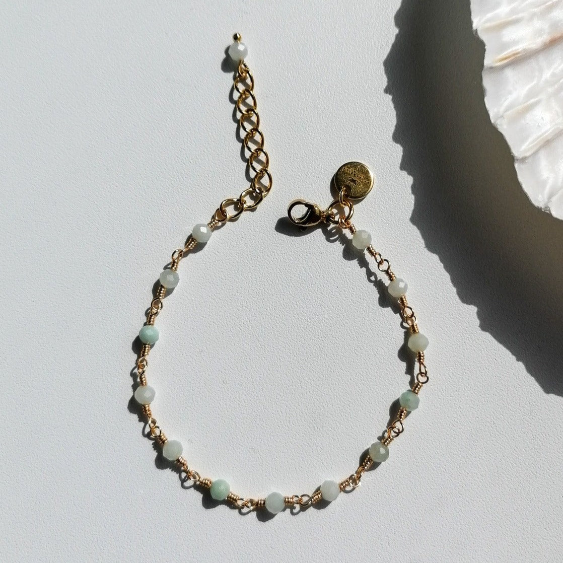 Monaco bracelet - russian amazonite
