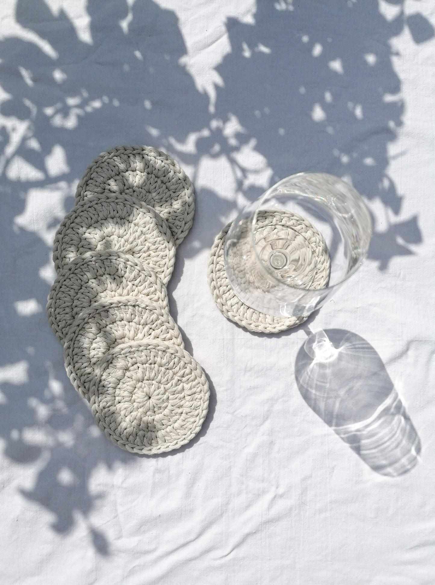 Coasters made of plastic