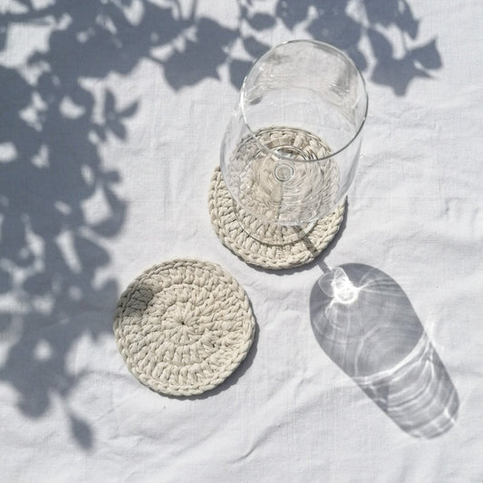 Coasters made of plastic