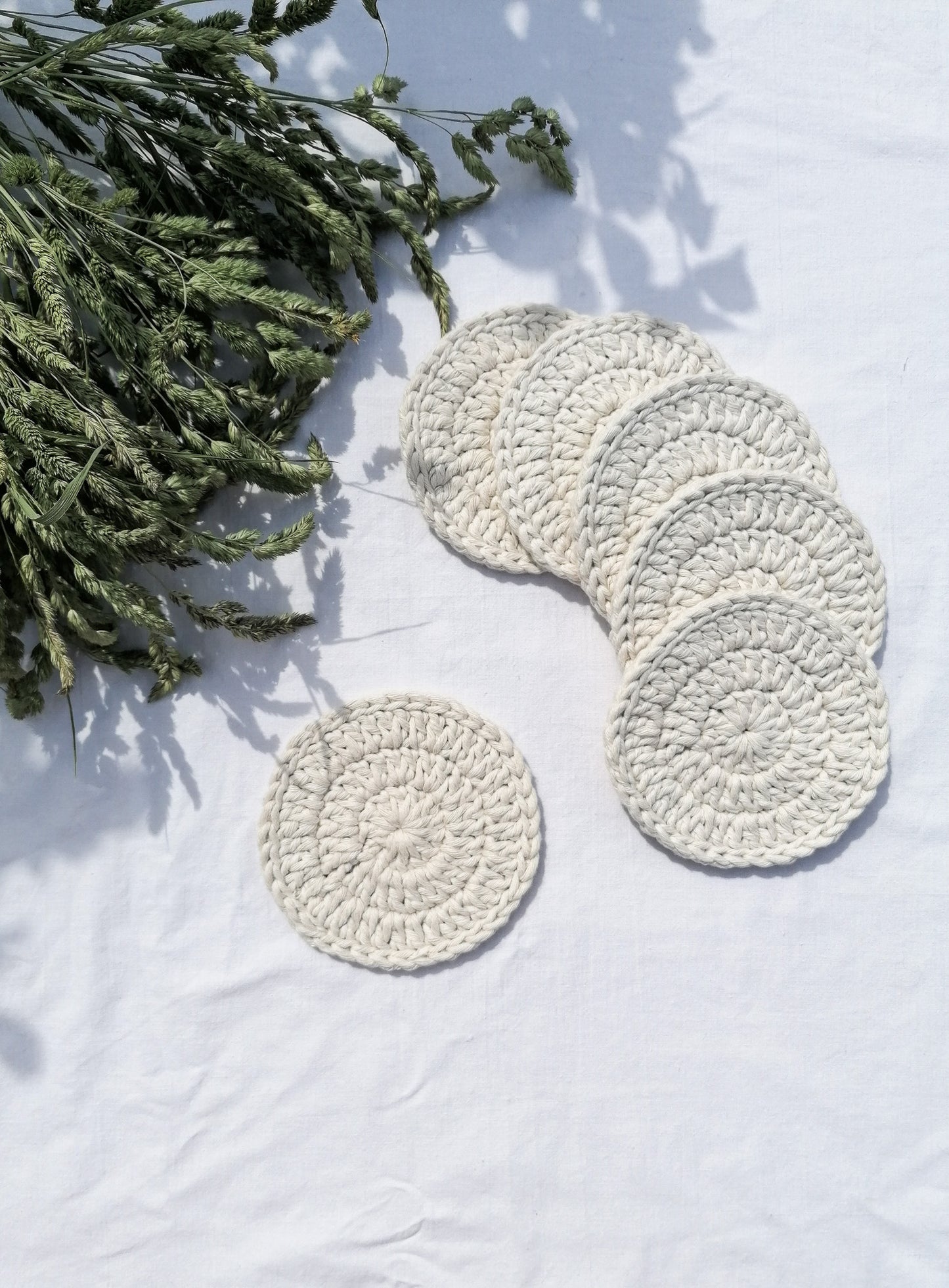 Coasters made of plastic