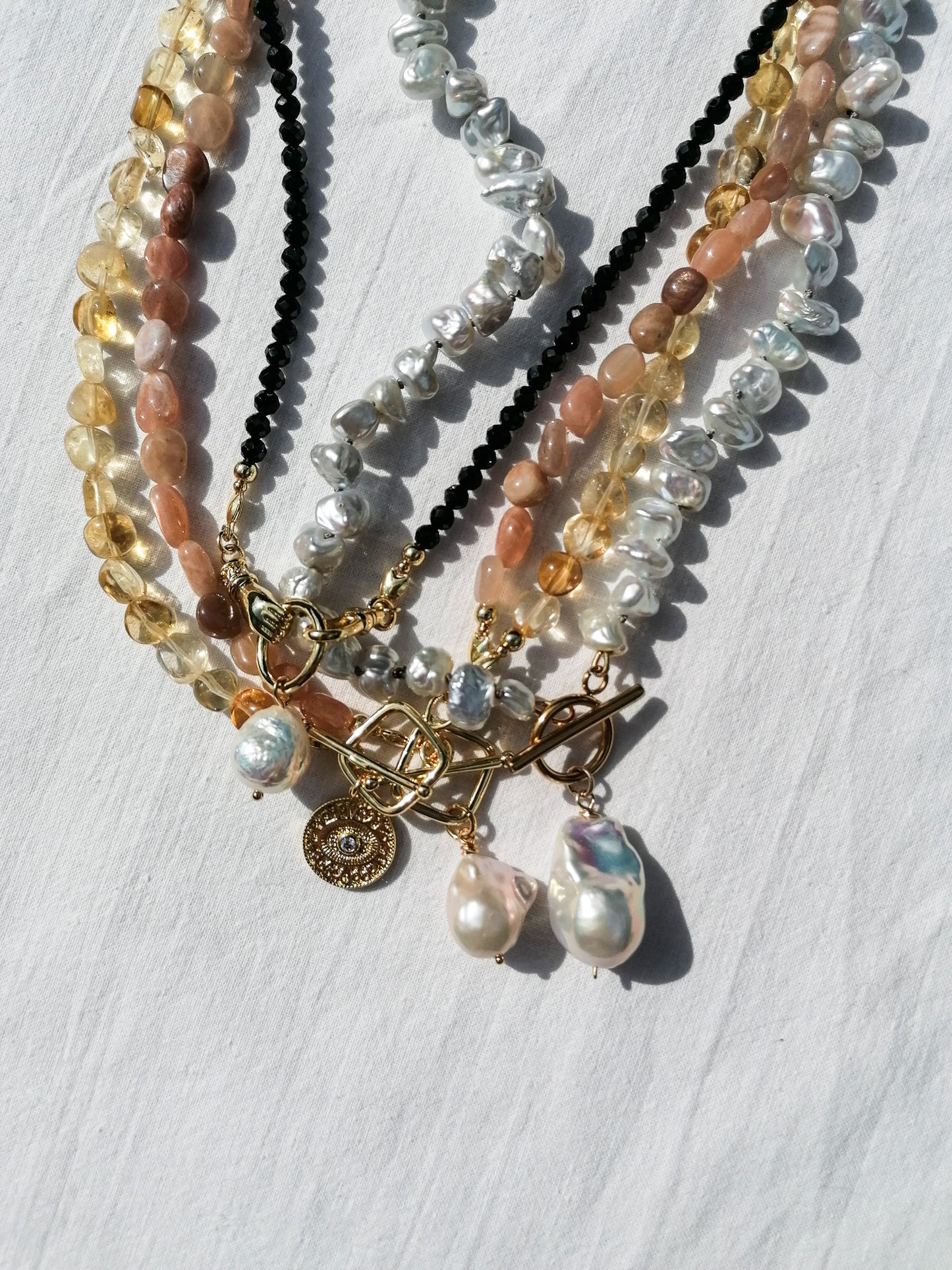 Sunstone necklace