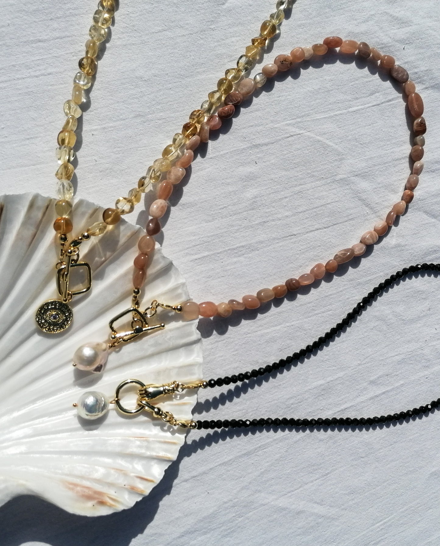 Sunstone necklace
