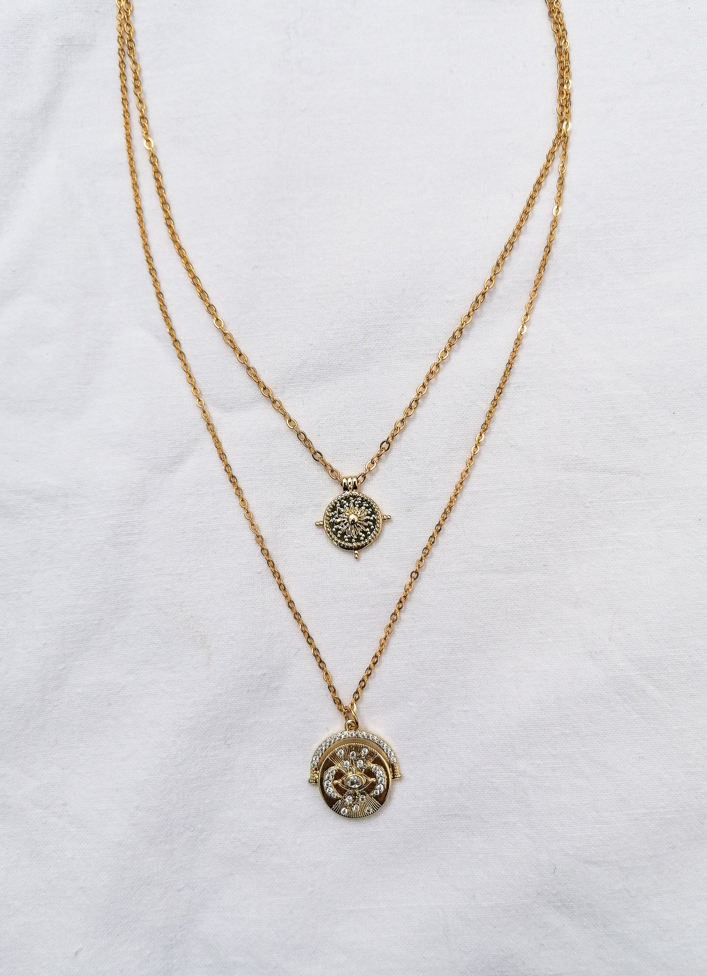 The Sun coin necklace