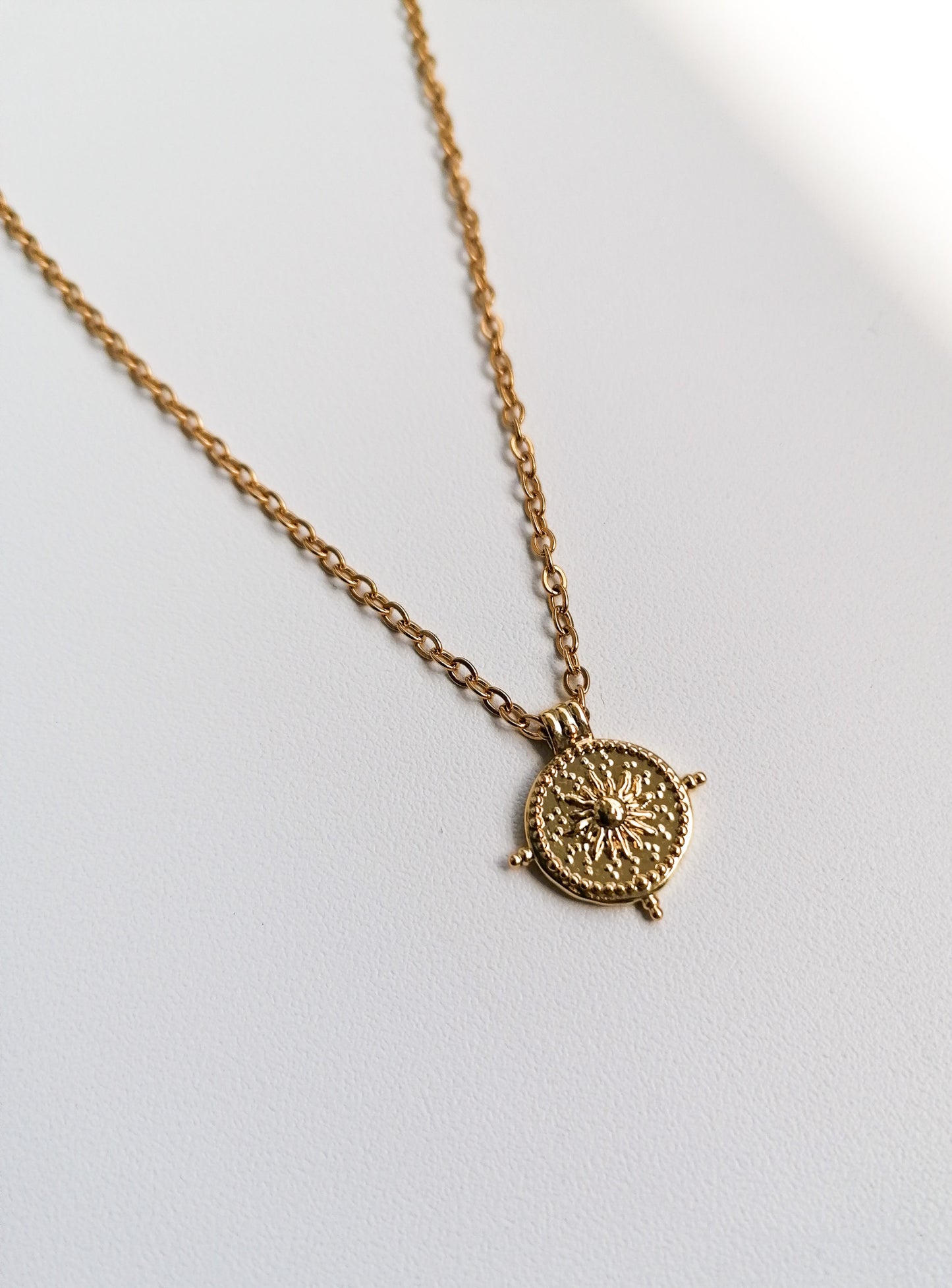 The Sun coin necklace