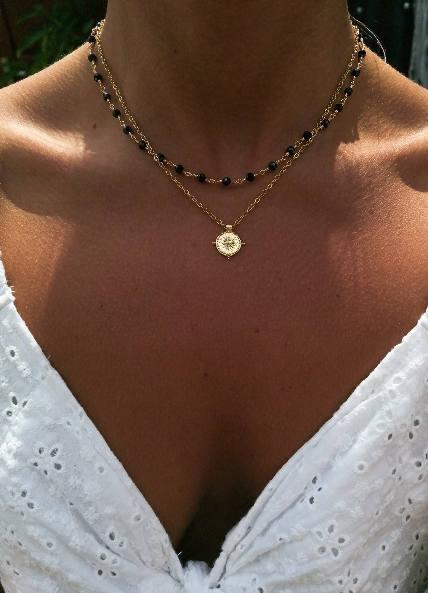 The Sun coin necklace