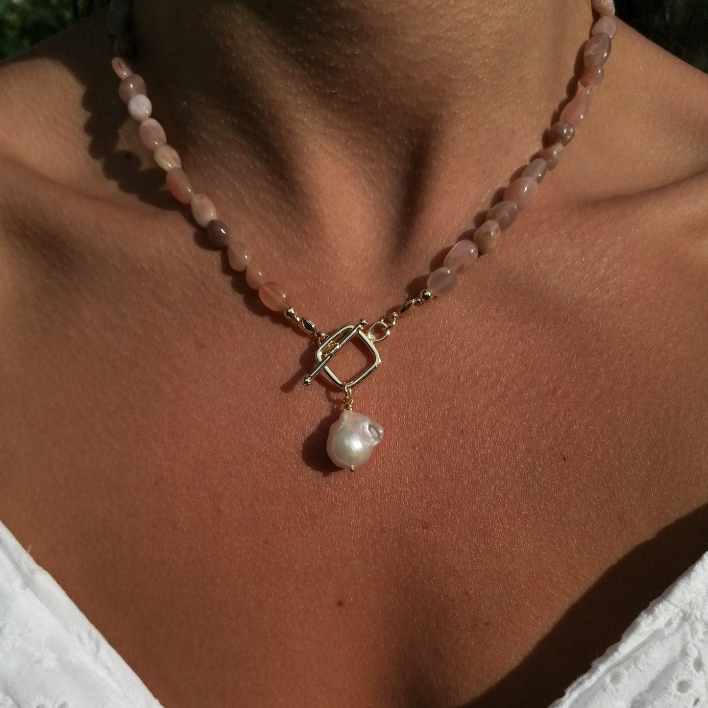 Sunstone necklace