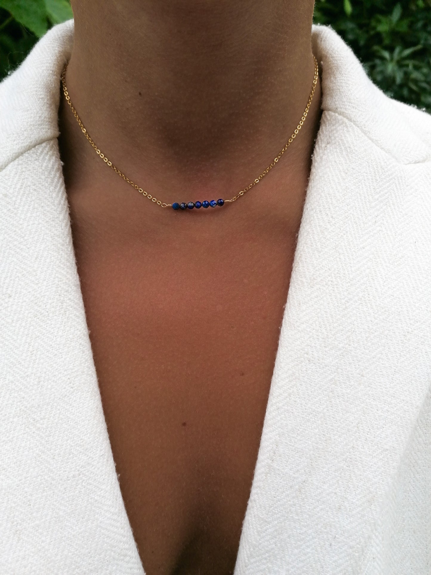 Náhrdelník s lapis lazuli