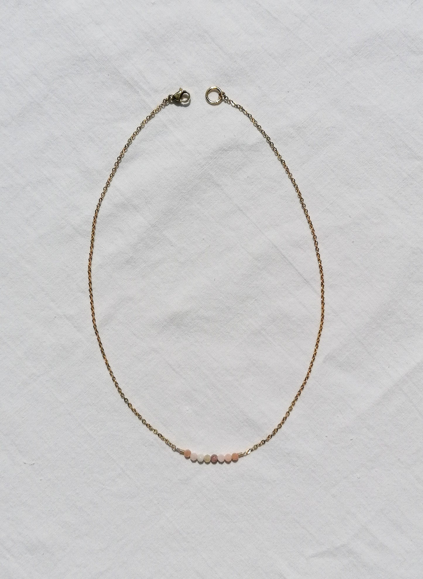 Schmuckset - rosa Opal