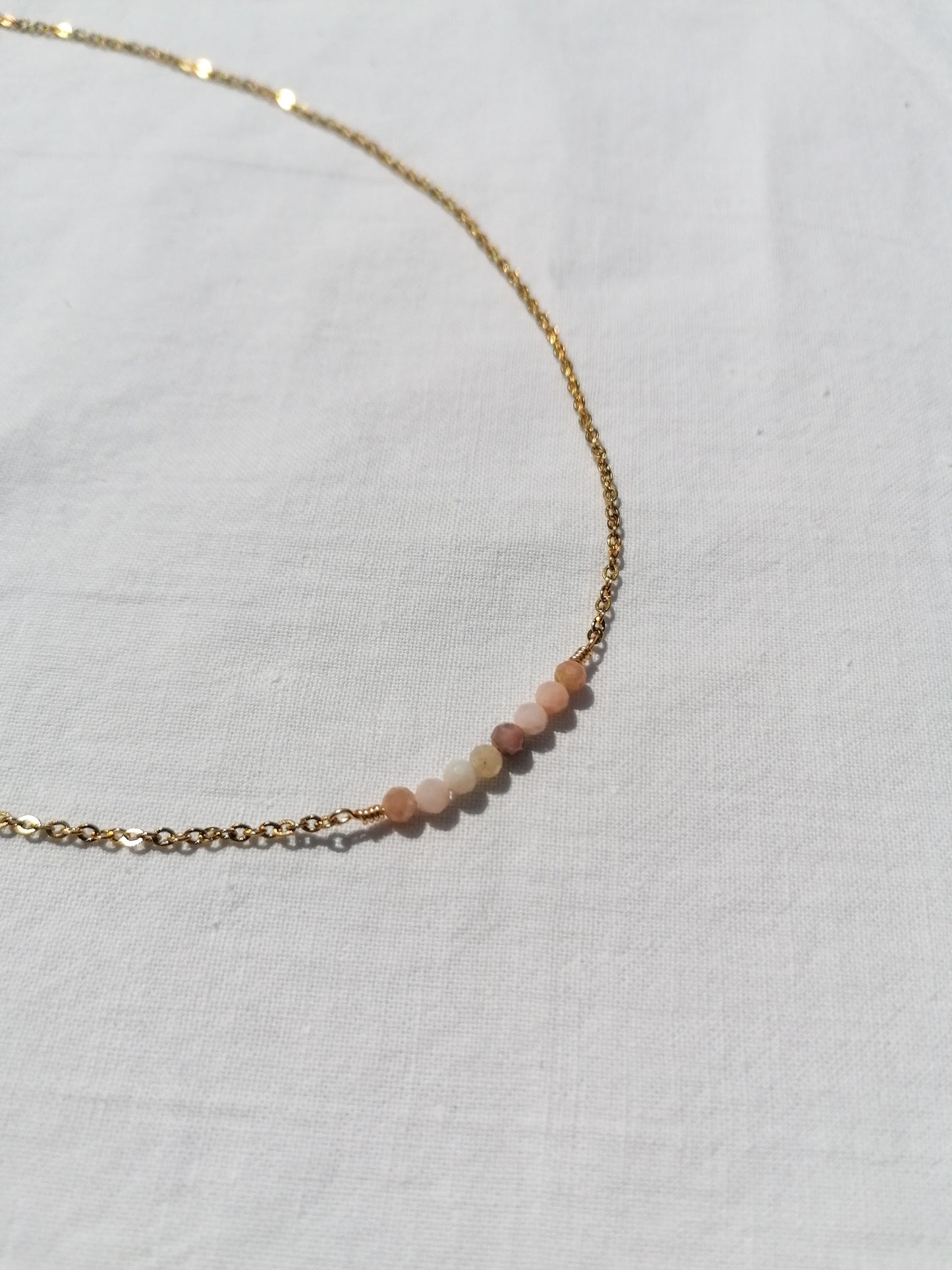 Schmuckset - rosa Opal