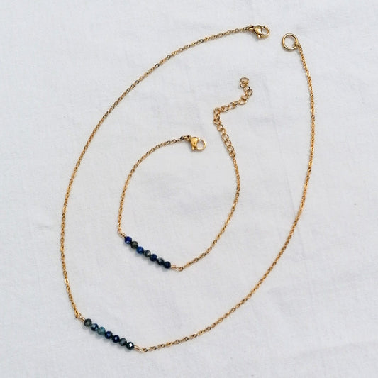 Jewelry set - lapis lazuli