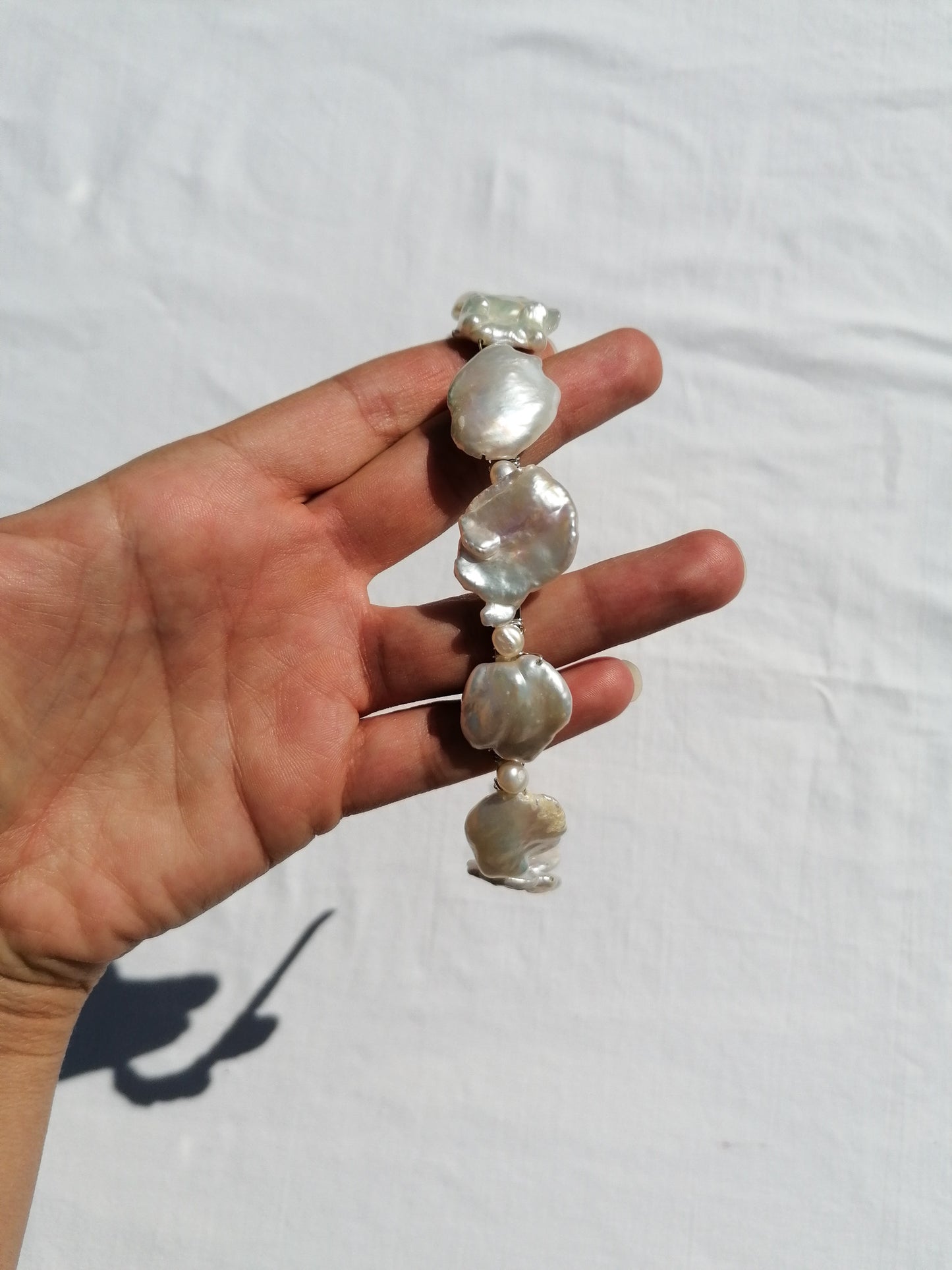 Keshi pearl headband
