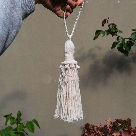 Large hanging tassel