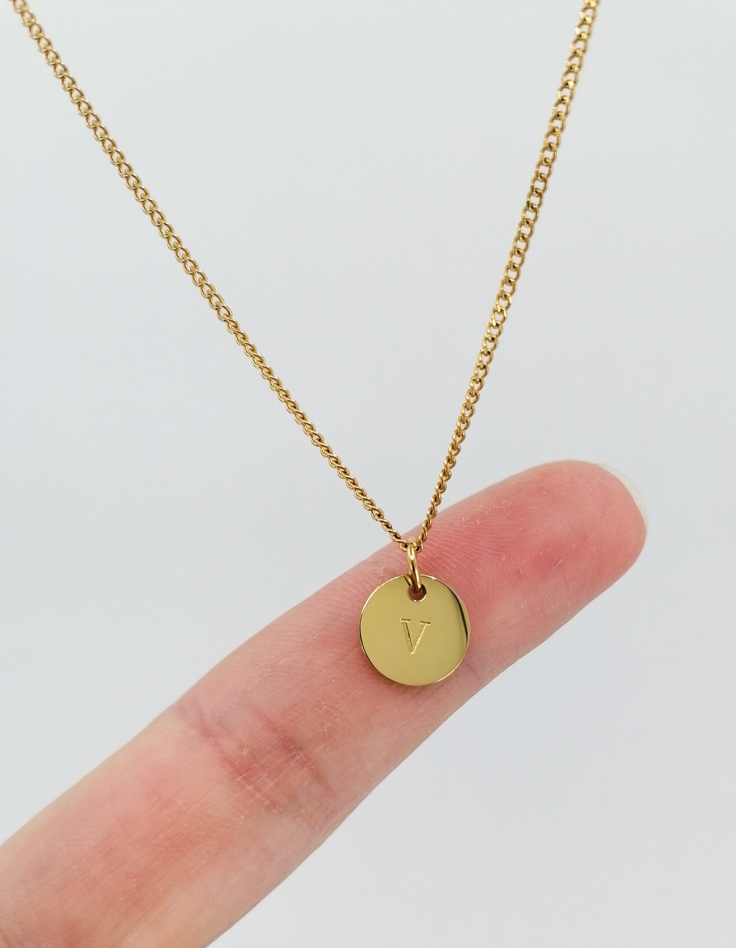 Monogram Necklace - Cuban Chain