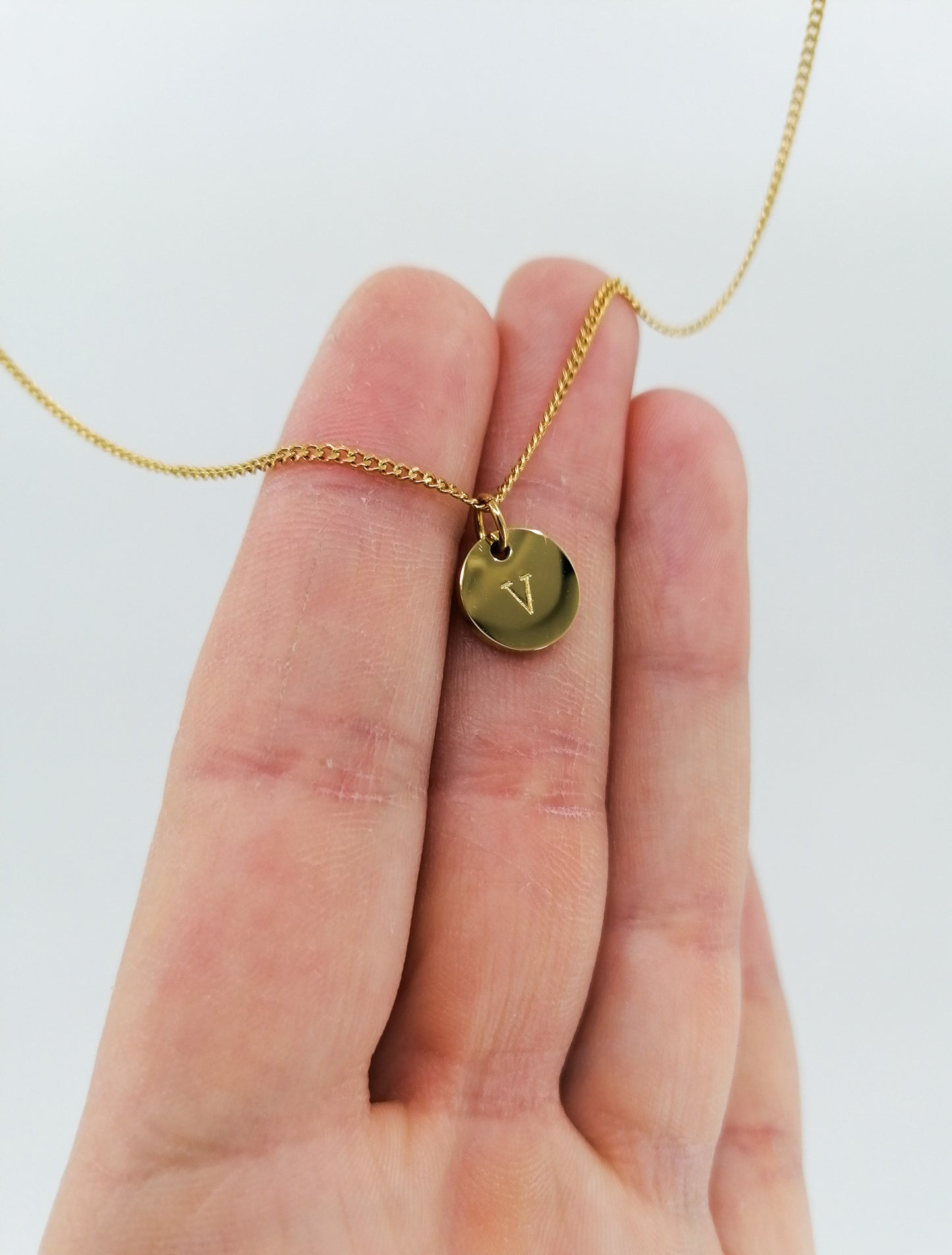 Monogram Necklace - Cuban Chain