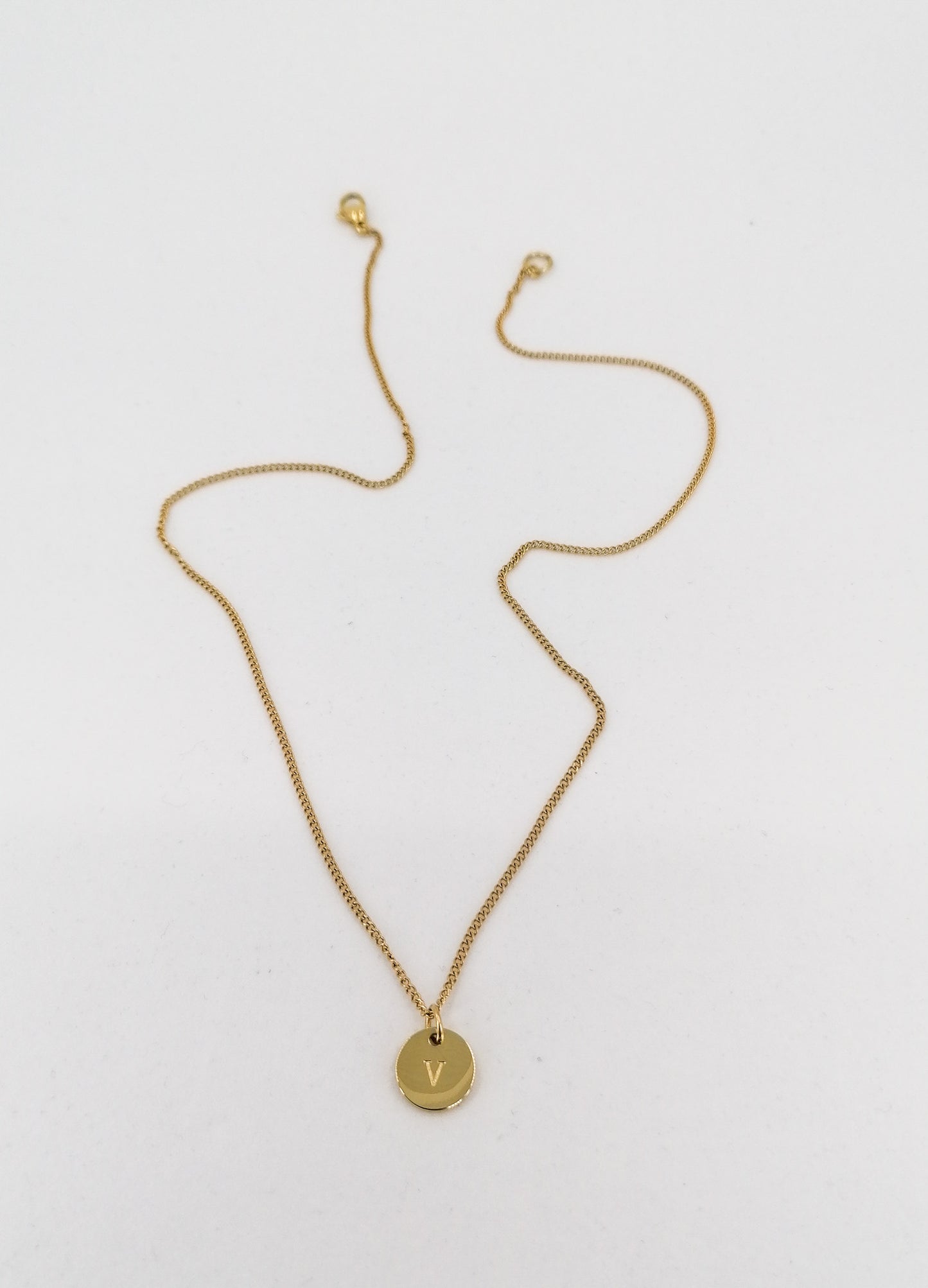 Monogram Necklace - Cuban Chain