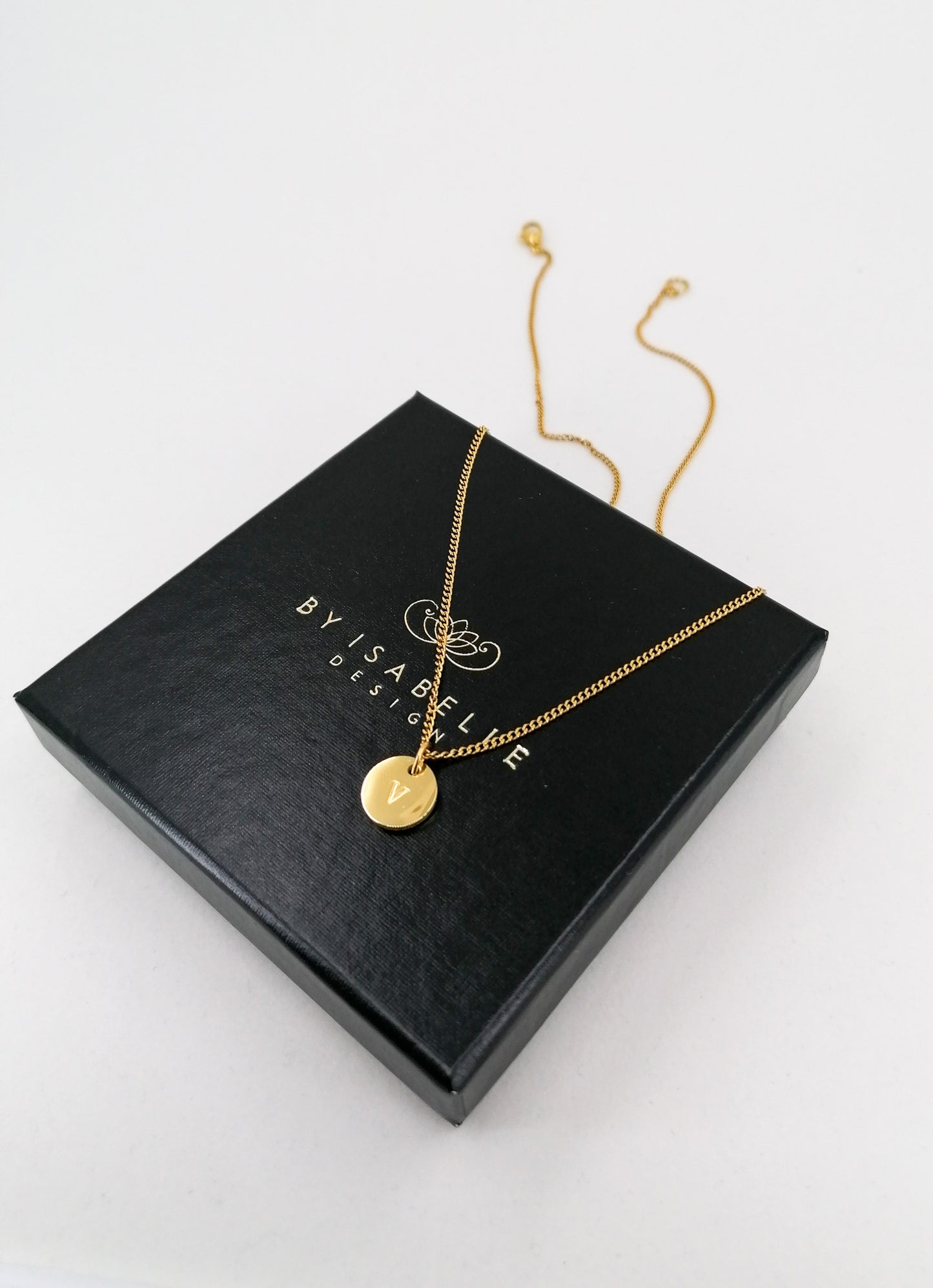 Monogram Necklace - Cuban Chain