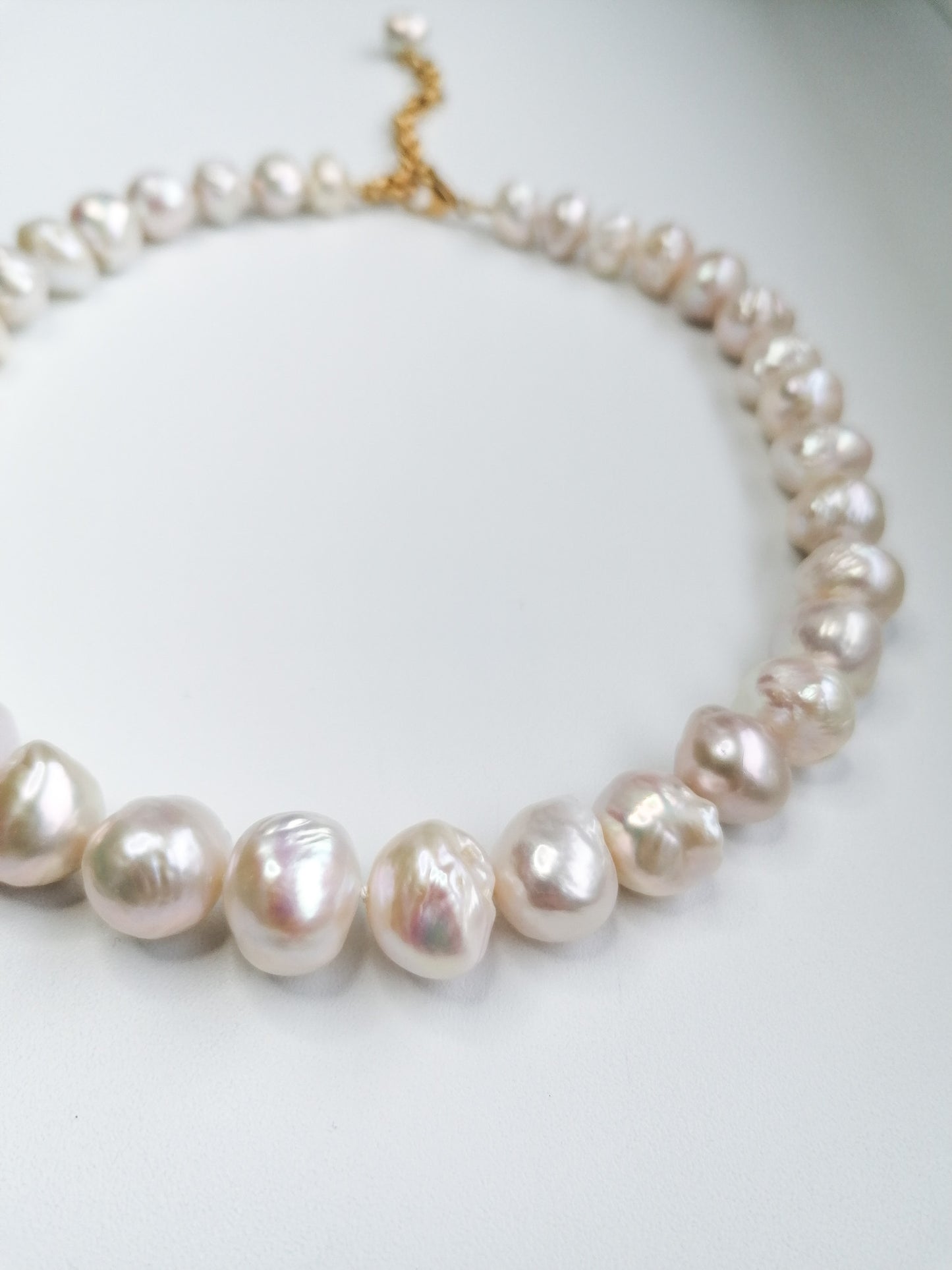 Giant Edison pearl necklace