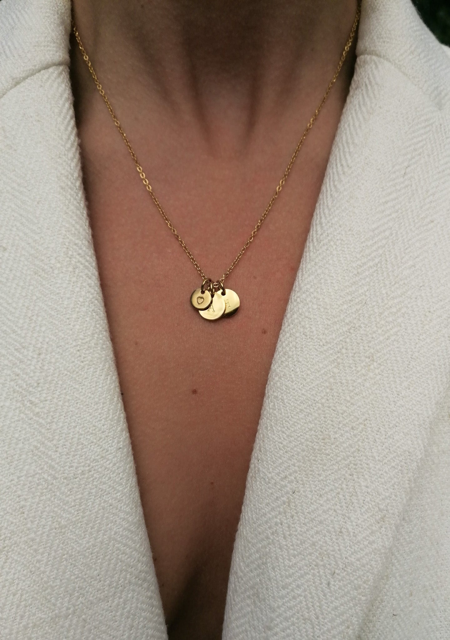Multiple initial necklace