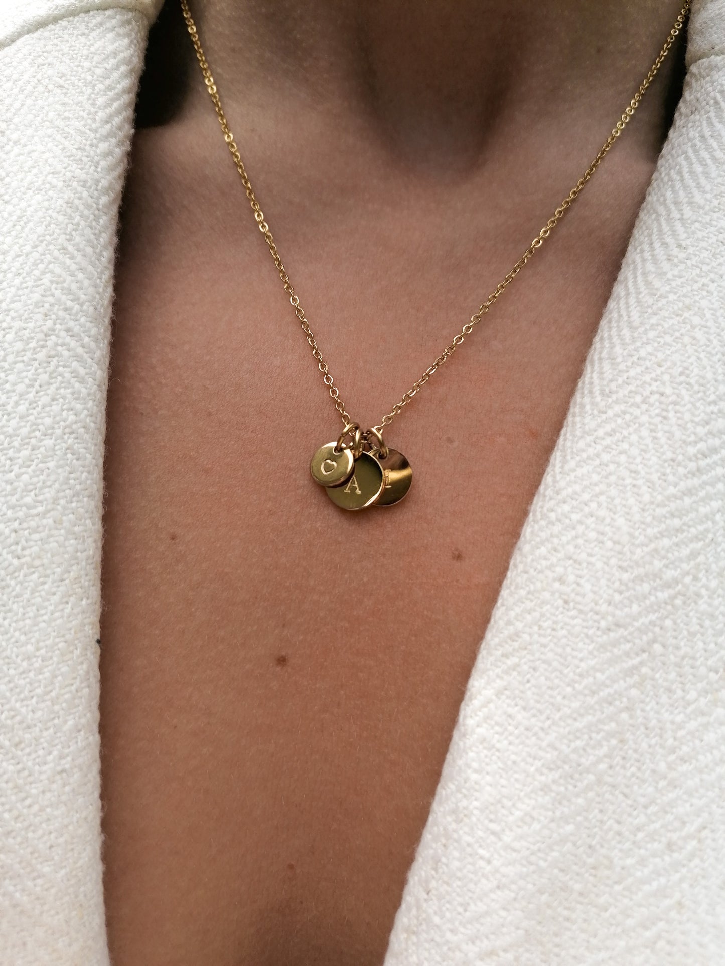 Multiple initial necklace