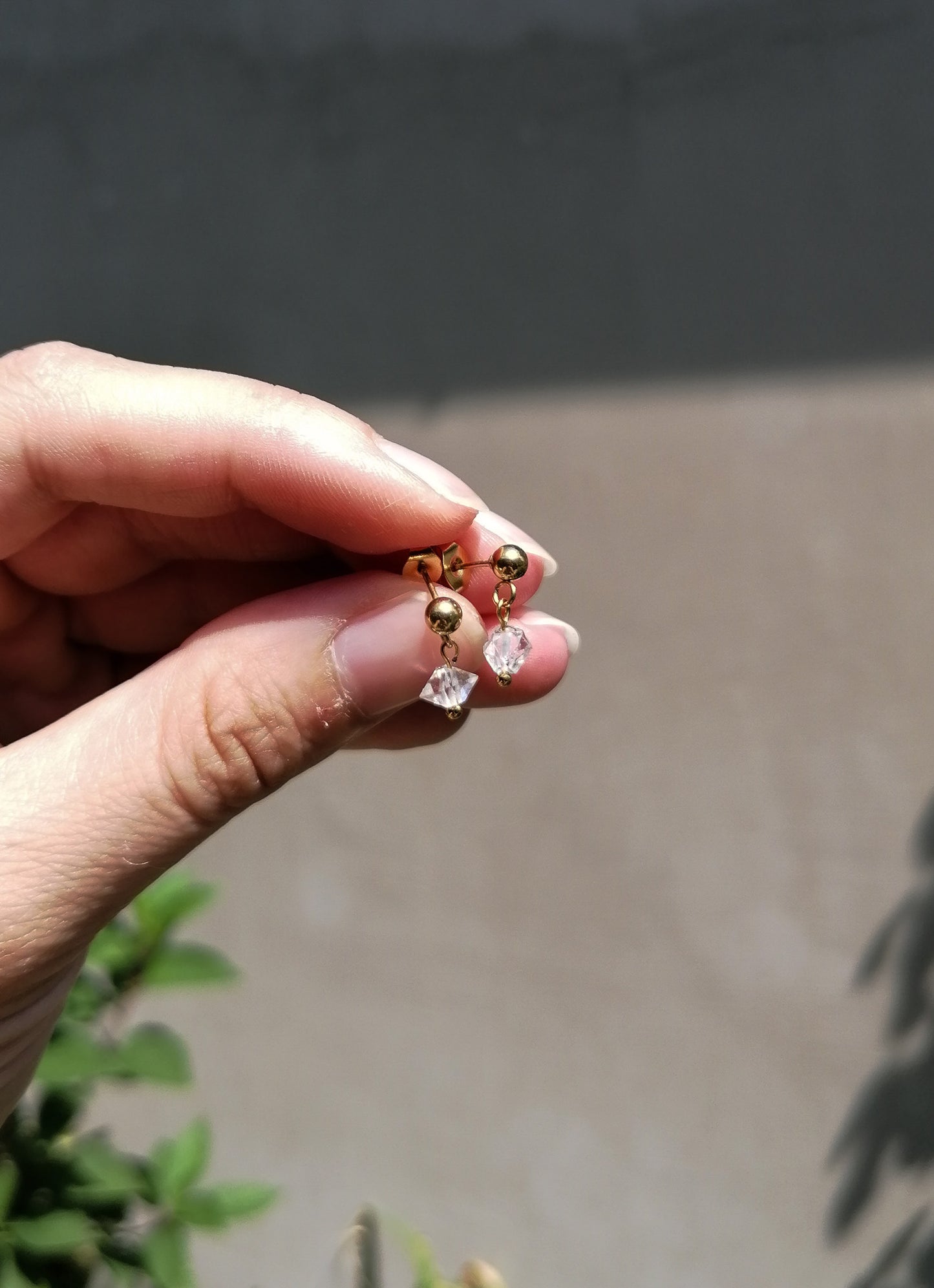 Herkimer Diamantohrringe