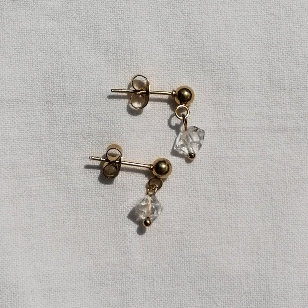 Herkimer Diamantohrringe