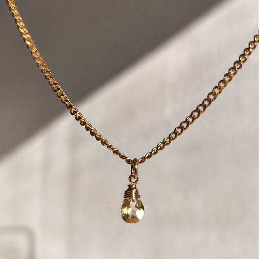 Citrine necklace