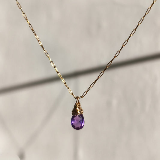Amethyst necklace