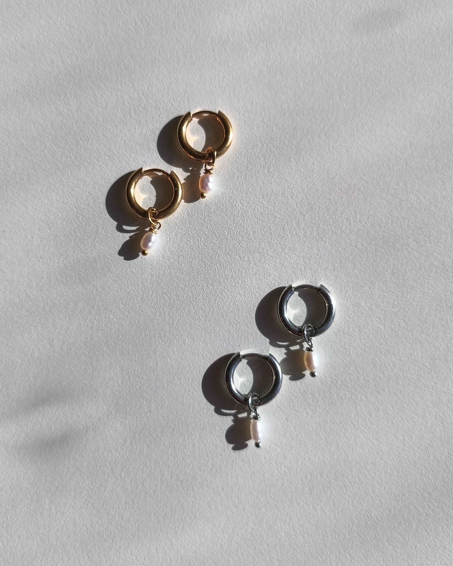 Náušnice Petite - stříbrné