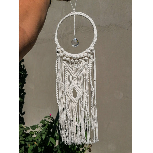 Macramé sun catcher