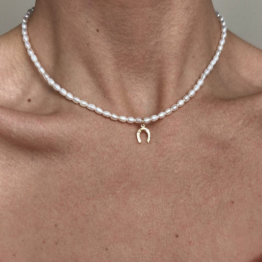 Horseshoe necklace