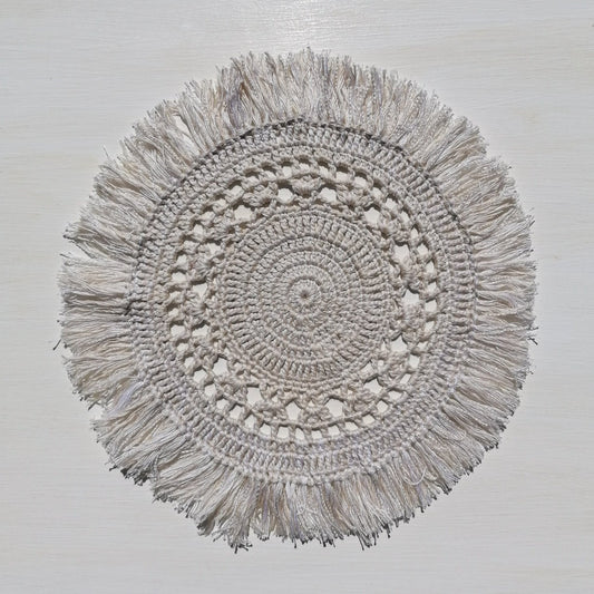 Large blanket with fringes