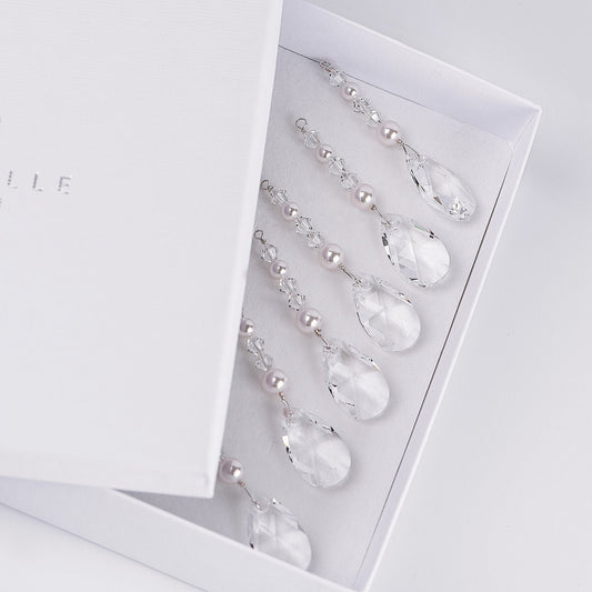 Crystal tree decorations