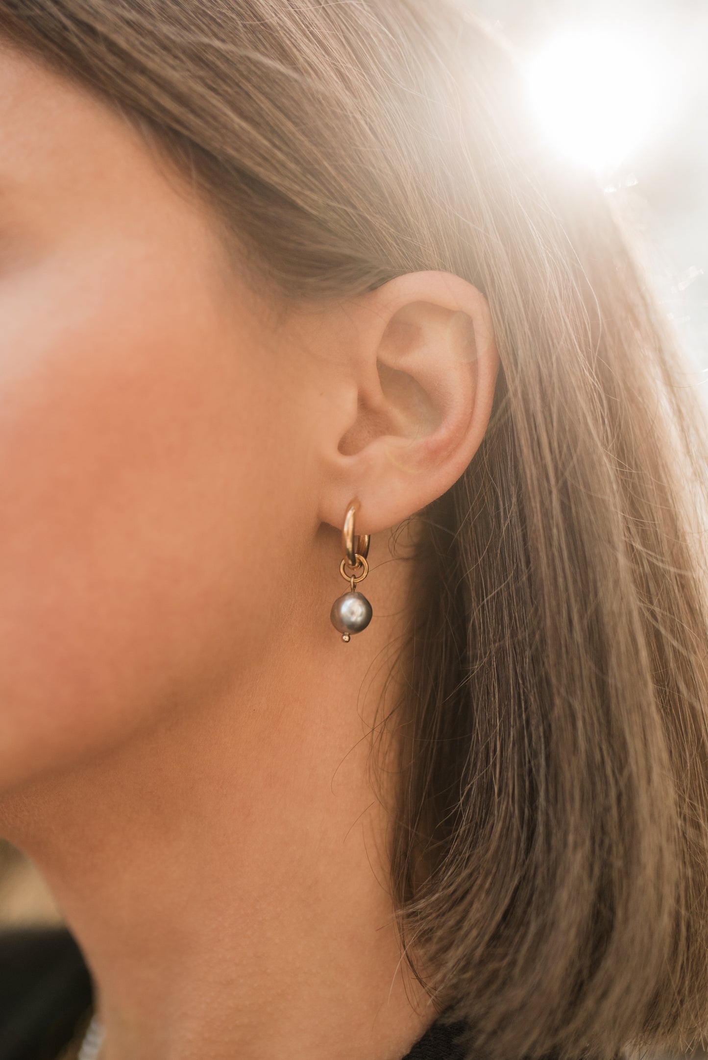 Náušnice Nerida - zlaté