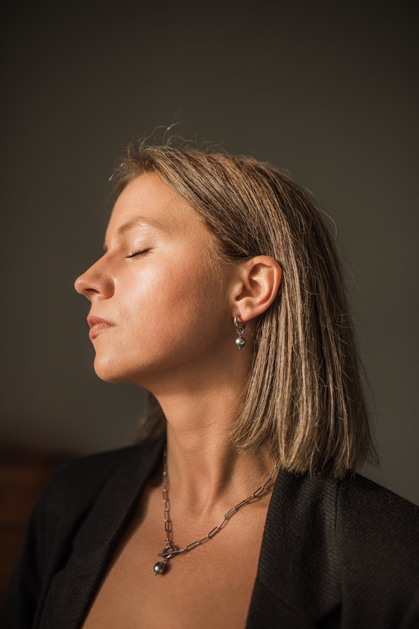 Náušnice Nerida - stříbrné