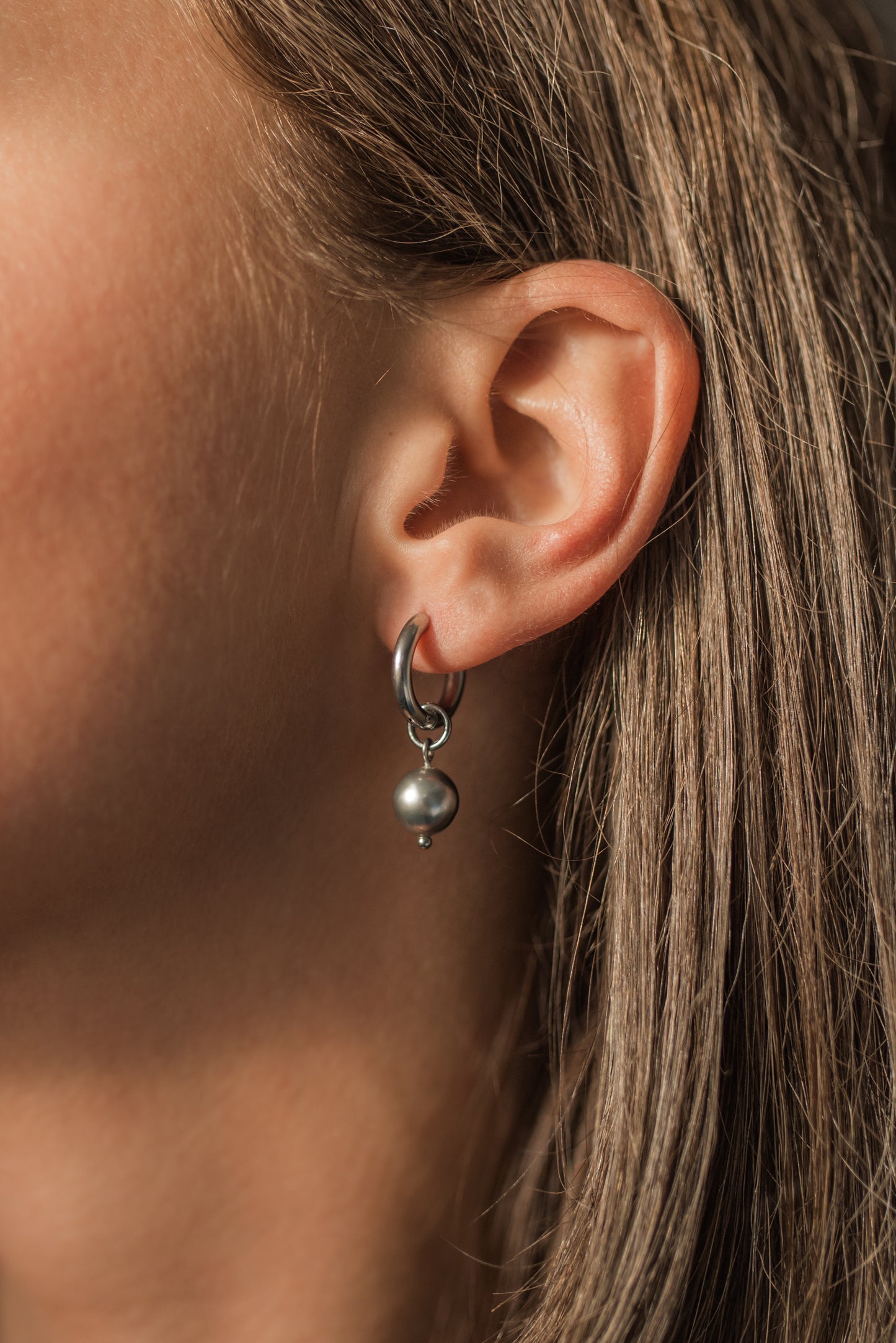 Náušnice Nerida - stříbrné