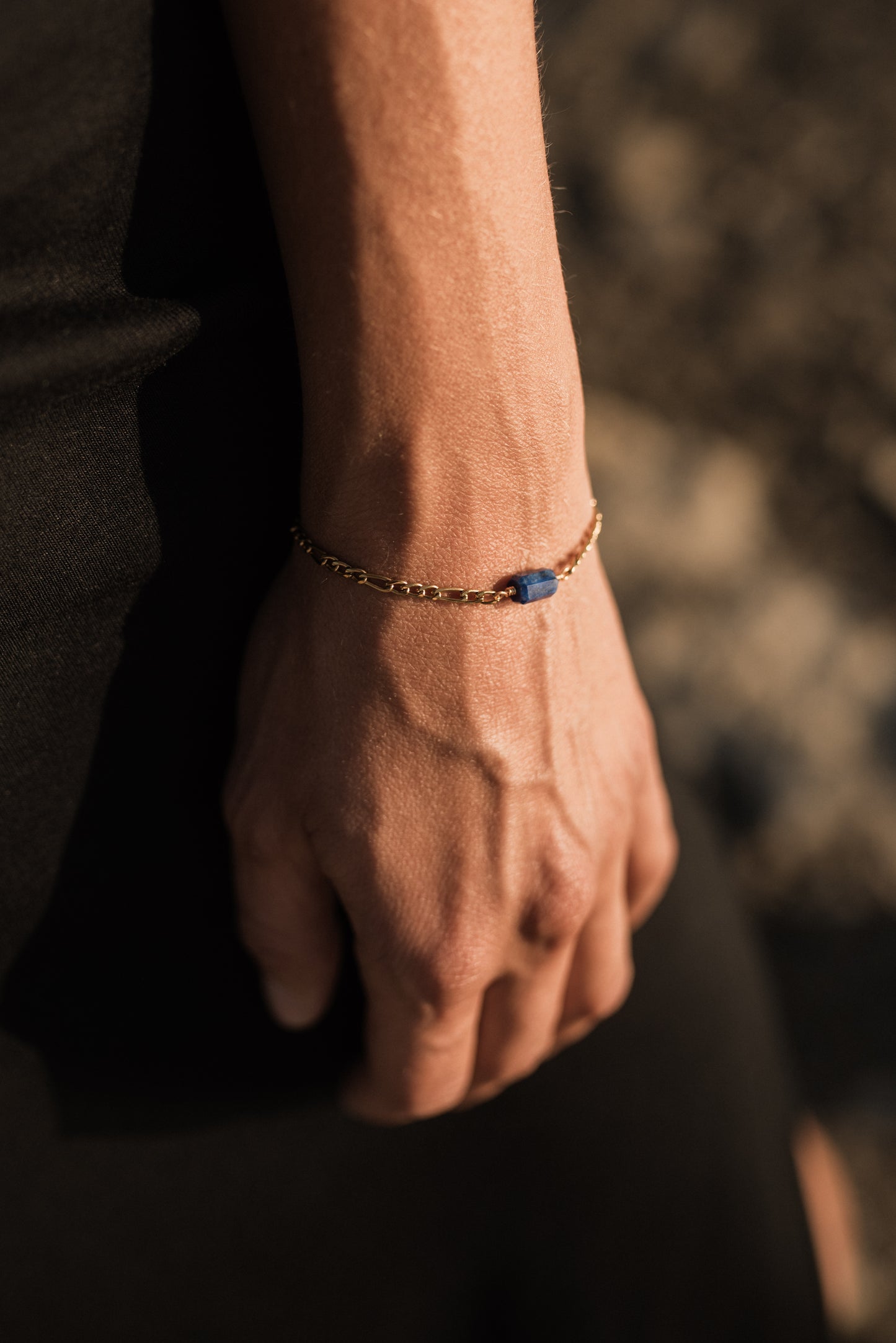 Lapis lazuli náramek