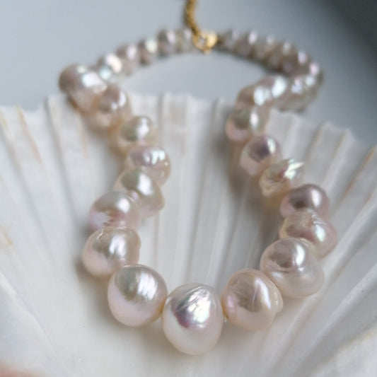 Giant Edison pearl necklace