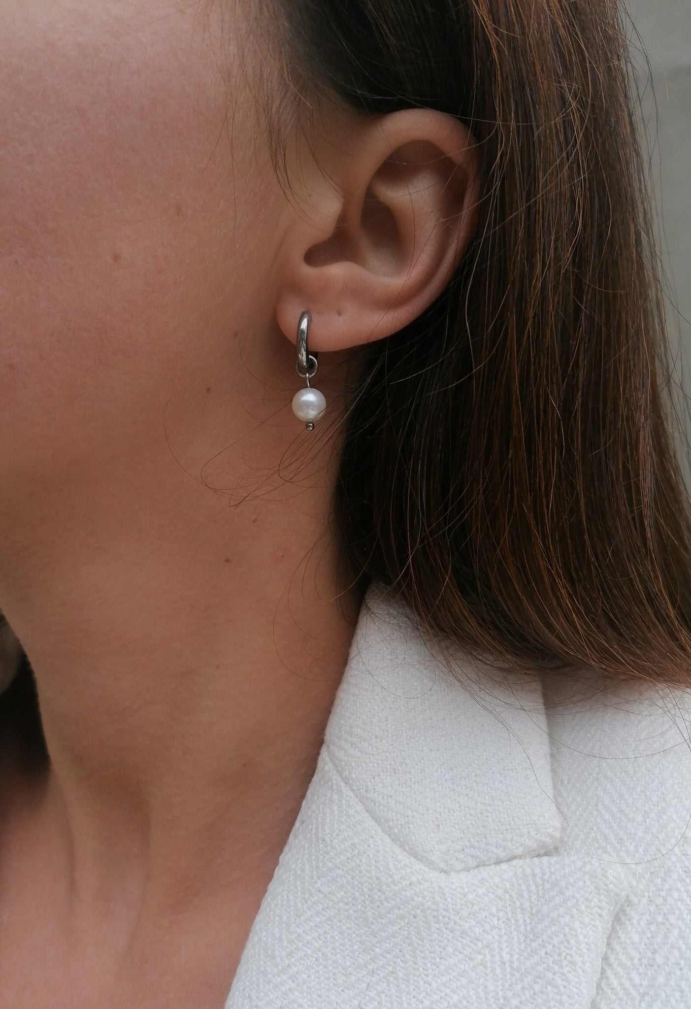 Petite earrings - silver