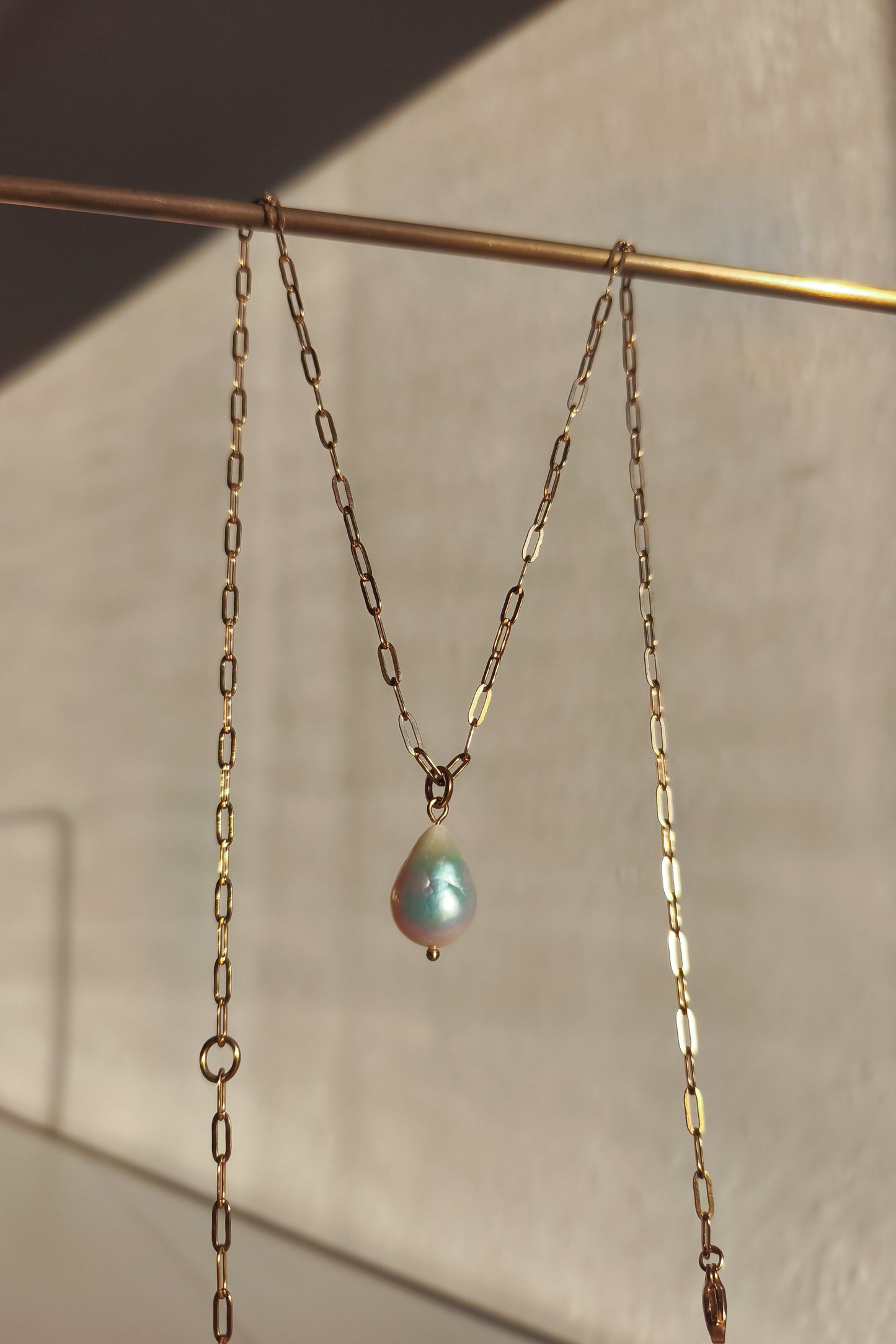 Řetízek s perlou Edison