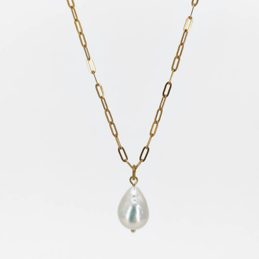 Řetízek s perlou Edison