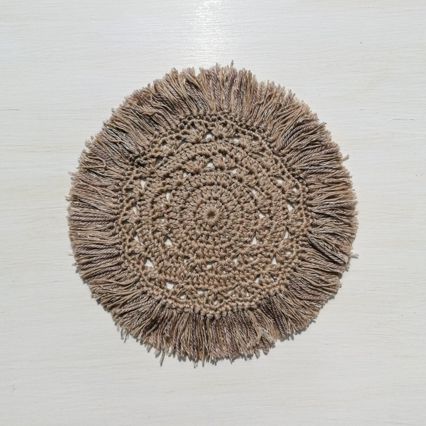 Brown doily - small
