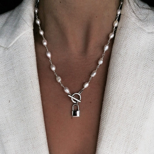 Padlock necklace