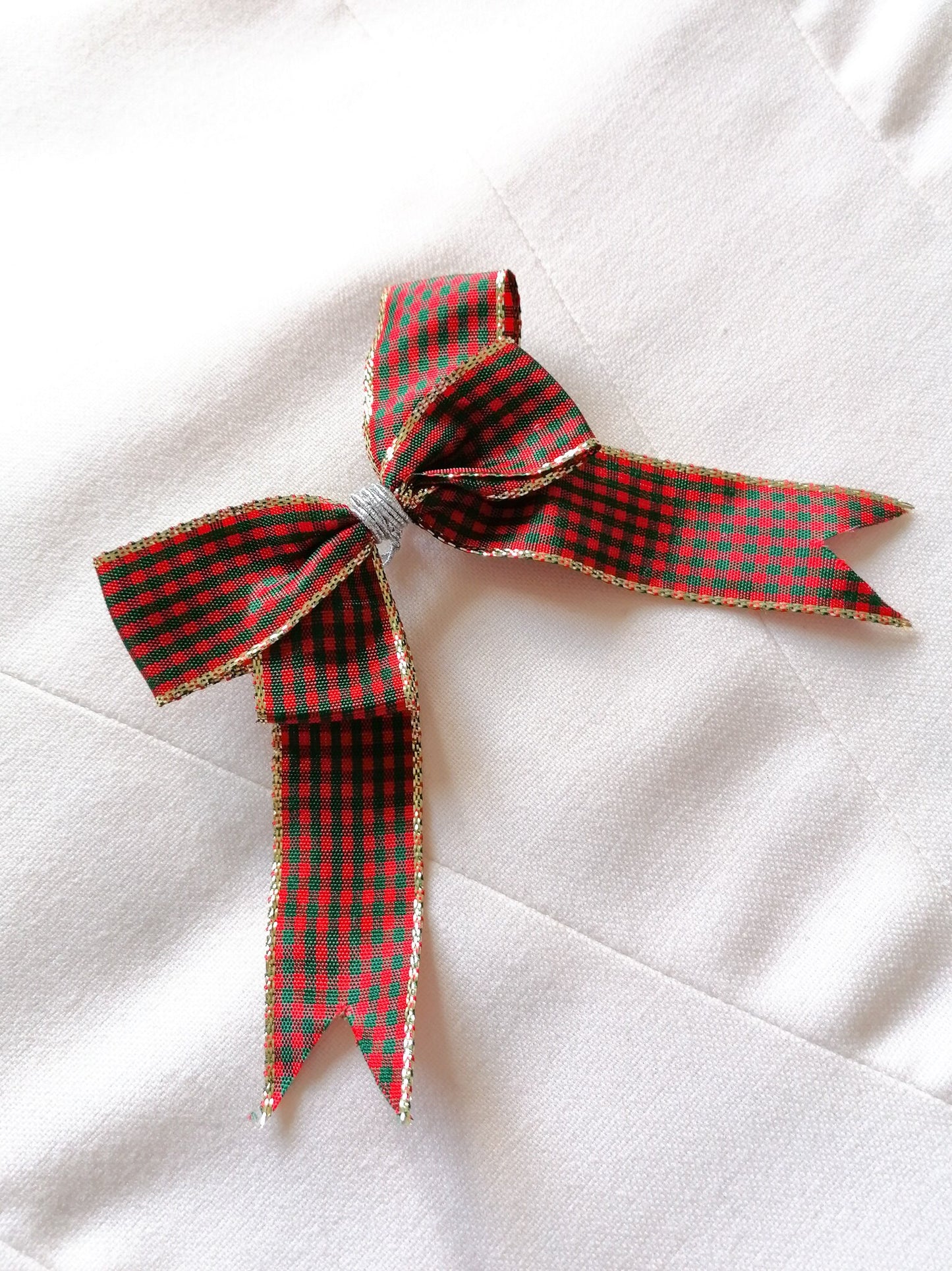 Tartan christmas bows