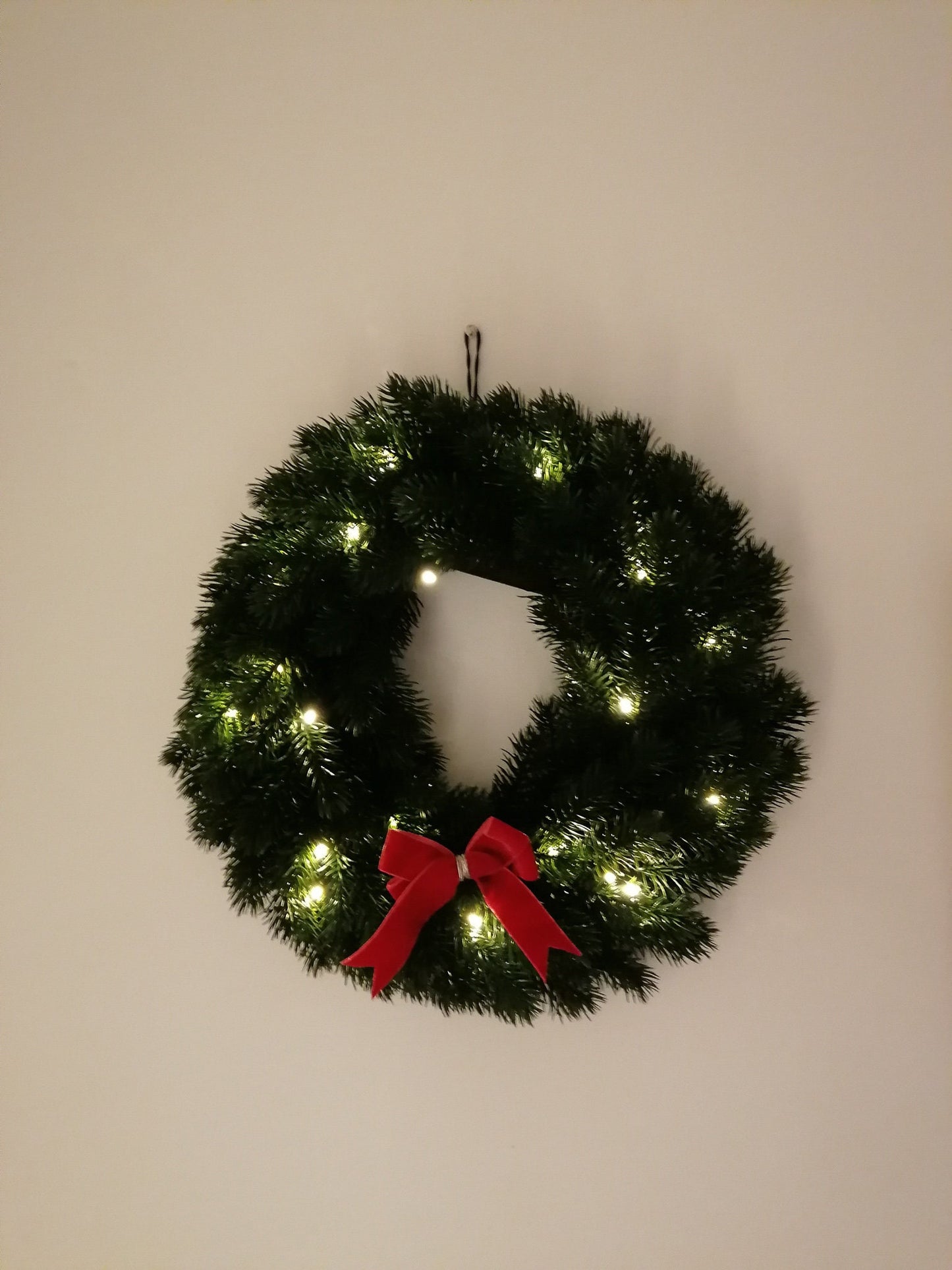 Red velvet bow ornaments